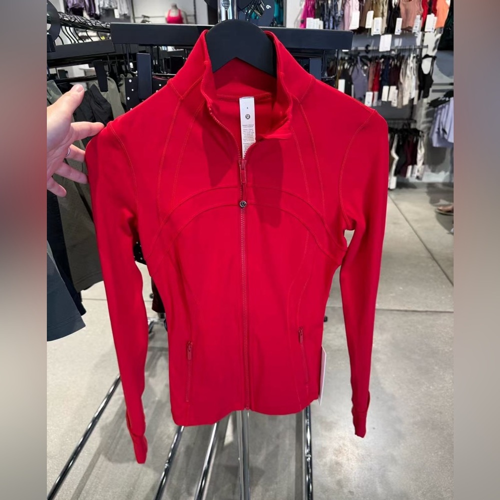 Brand New! Lululemon’s Women’s Red Define Jacket! Size 4